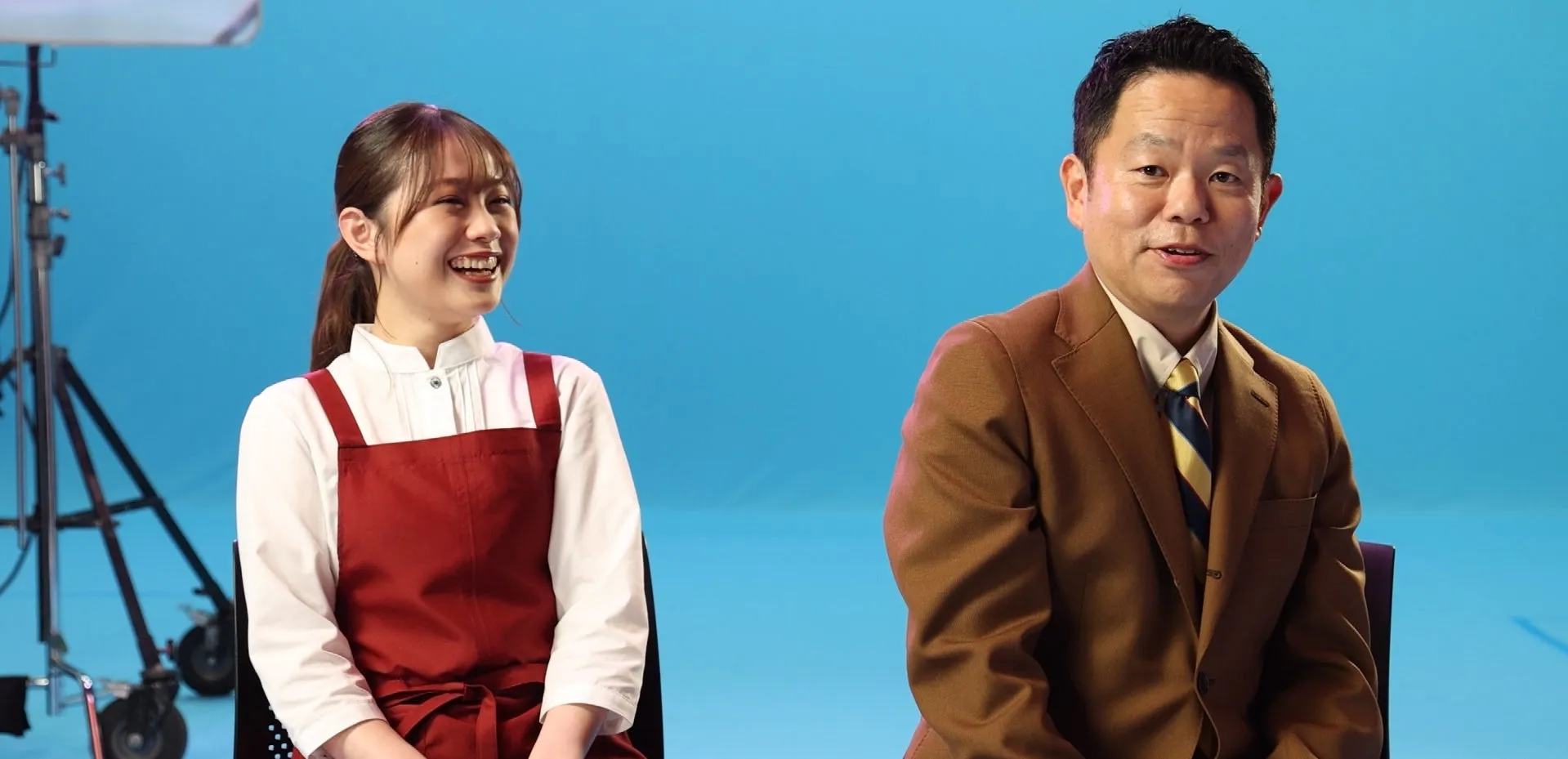 CM撮影の様子