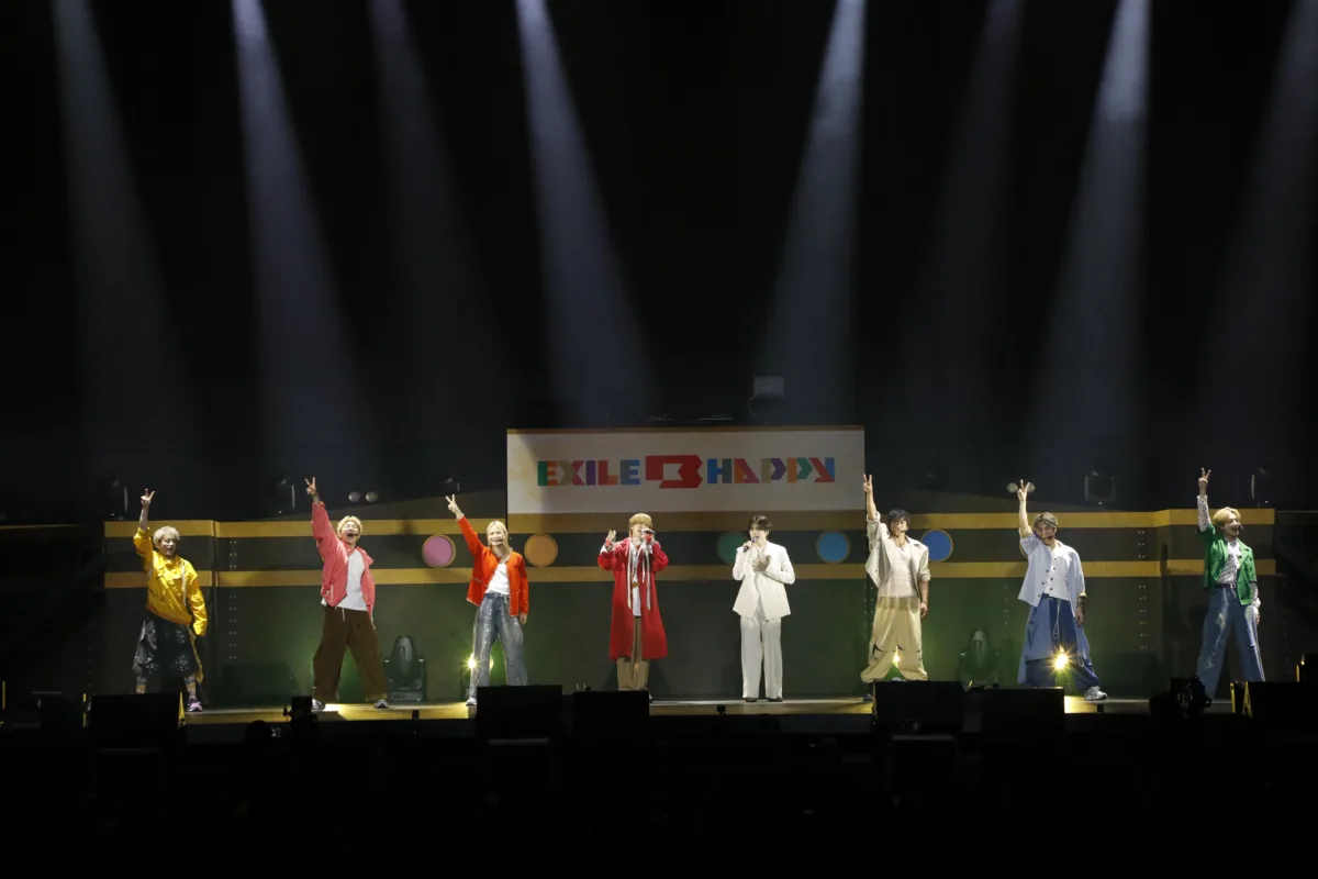 【EXILE B HAPPY】新体制後初の単独ライブ開催!世界観溢れるステージで全18曲をパフォーマンス!サプライズで⼩島よしおが登場し、新曲をライブ初披露!さらに夏のライブ開催も発表! 2 【EXILE B HAPPY】新体制後初の単独ライブ開催!世界観溢れるステージで全18曲をパフォーマンス!サプライズで⼩島よしおが登場し、新曲をライブ初披露!さらに夏のライブ開催も発表!