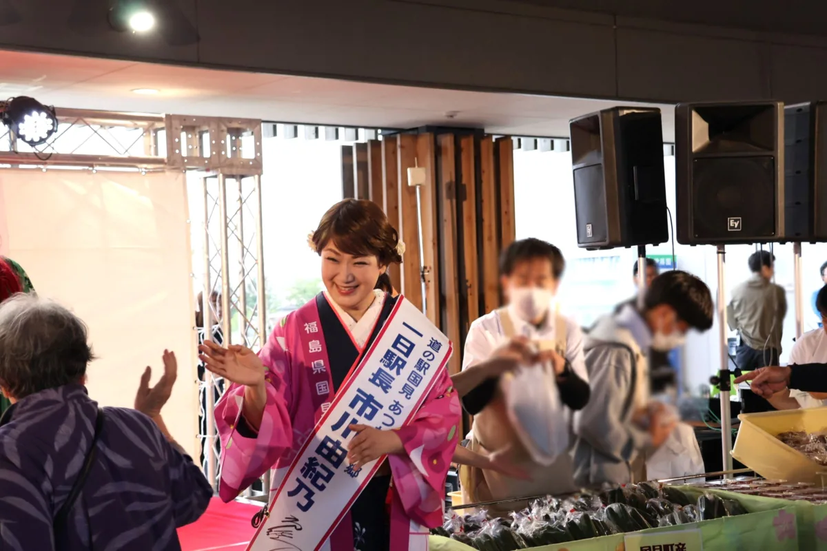 市川由紀乃、応援大使をつとめる福島県・国見町を６年ぶりに来訪！道の駅で新曲を熱唱！国見町のPRも。