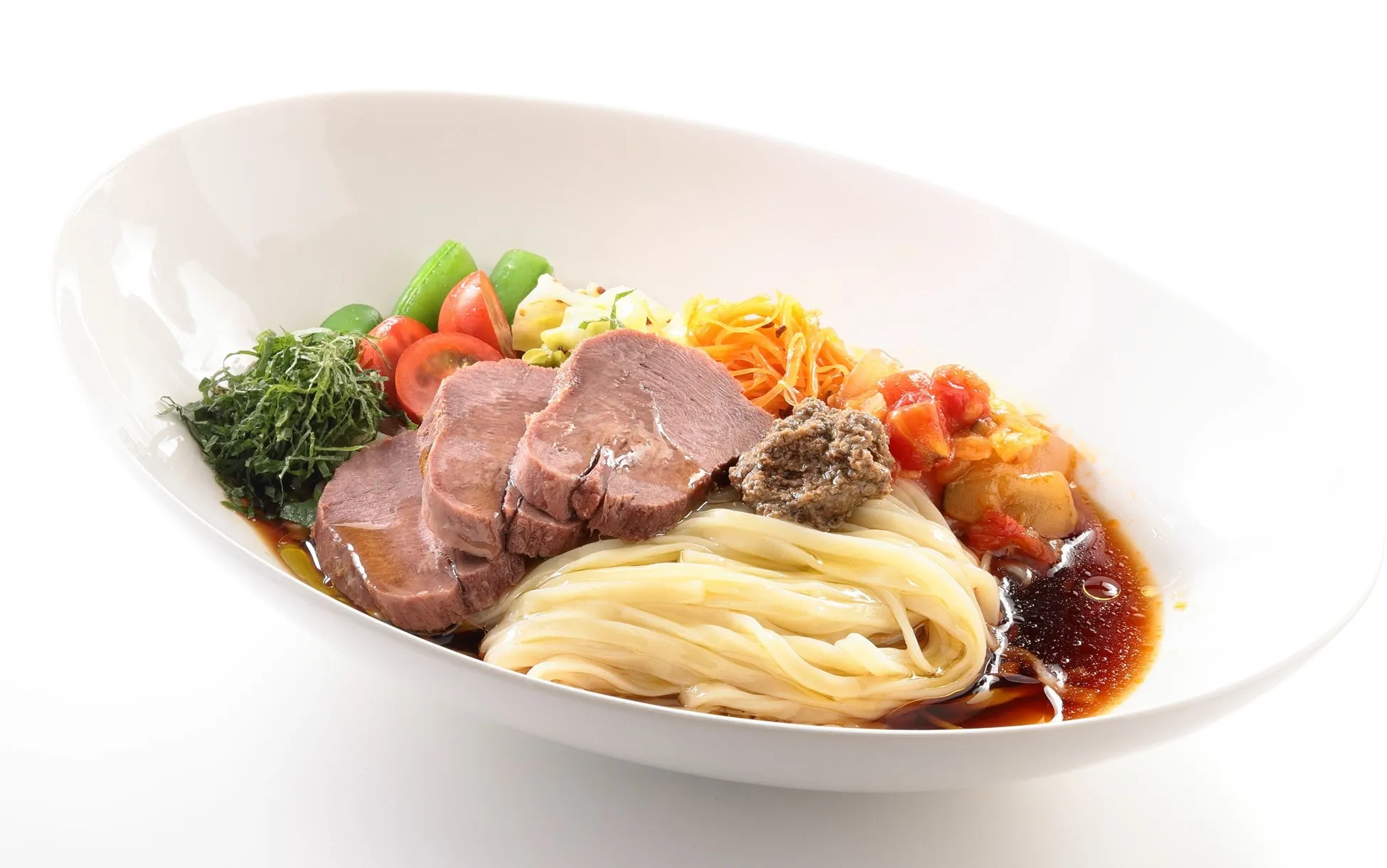 らぁ麺 紫陽花の冷やし魯山人醤油らぁ麺