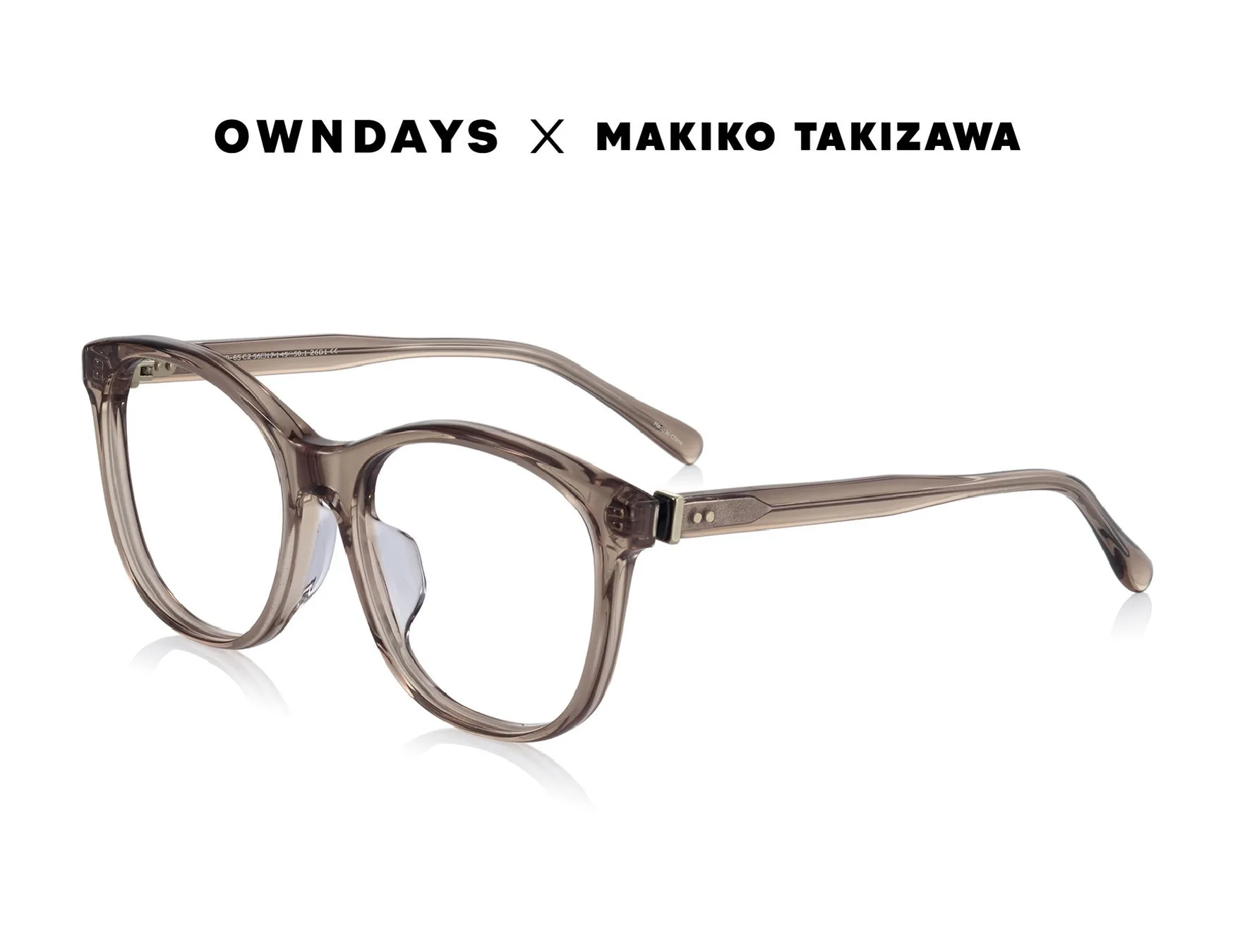 OWNDAYSと滝沢眞規子が初コラボ！「いつもの日」が輝く、品格と小顔を叶える洗練アイウェアコレクションがついに登場