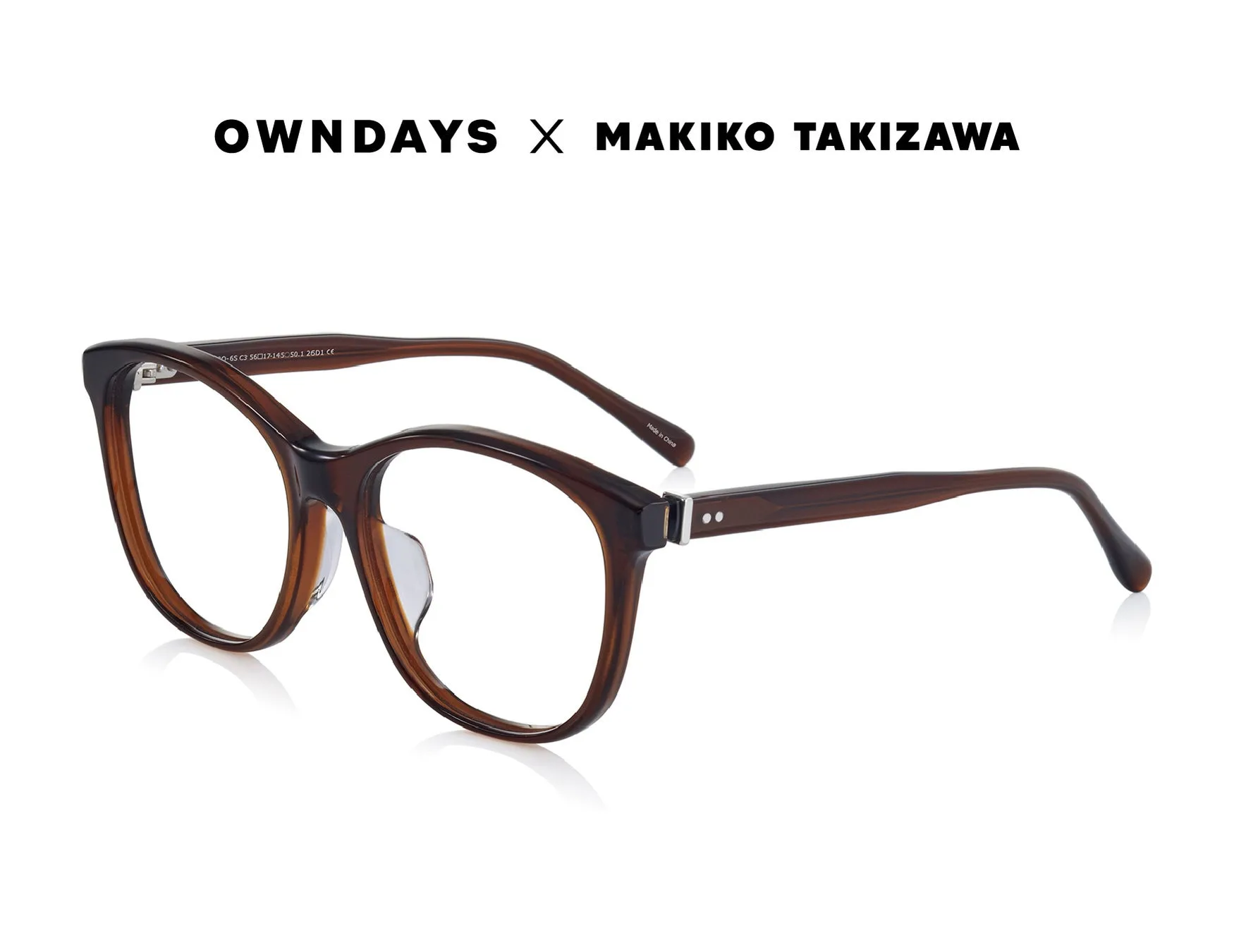 OWNDAYSと滝沢眞規子が初コラボ！「いつもの日」が輝く、品格と小顔を叶える洗練アイウェアコレクションがついに登場