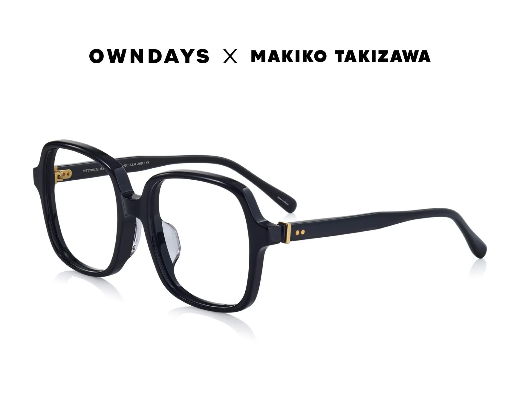 OWNDAYSと滝沢眞規子が初コラボ！「いつもの日」が輝く、品格と小顔を叶える洗練アイウェアコレクションがついに登場