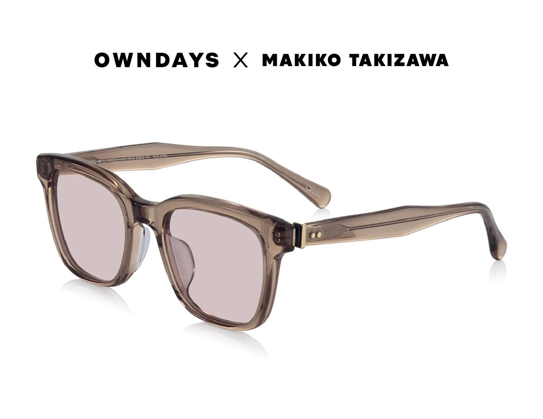 OWNDAYSと滝沢眞規子が初コラボ！「いつもの日」が輝く、品格と小顔を叶える洗練アイウェアコレクションがついに登場