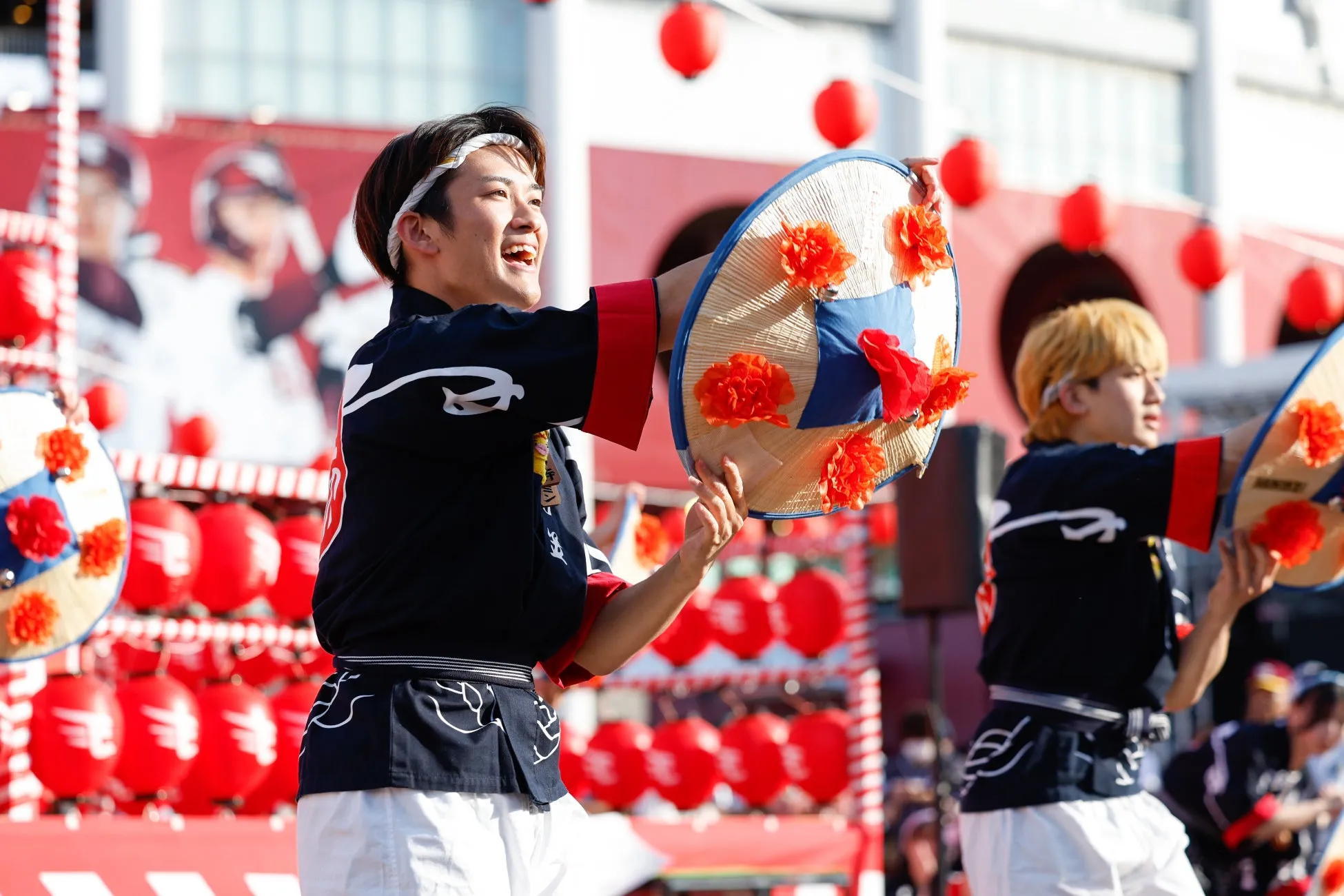 モンテディオ山形・土居聖真&新日本プロレス・本間朋晃が山形に集結!楽天イーグルス戦が「お祭り」に大変身!本人コメントありで期待感MAX! 10 山形大学花笠サークル「四面楚歌」