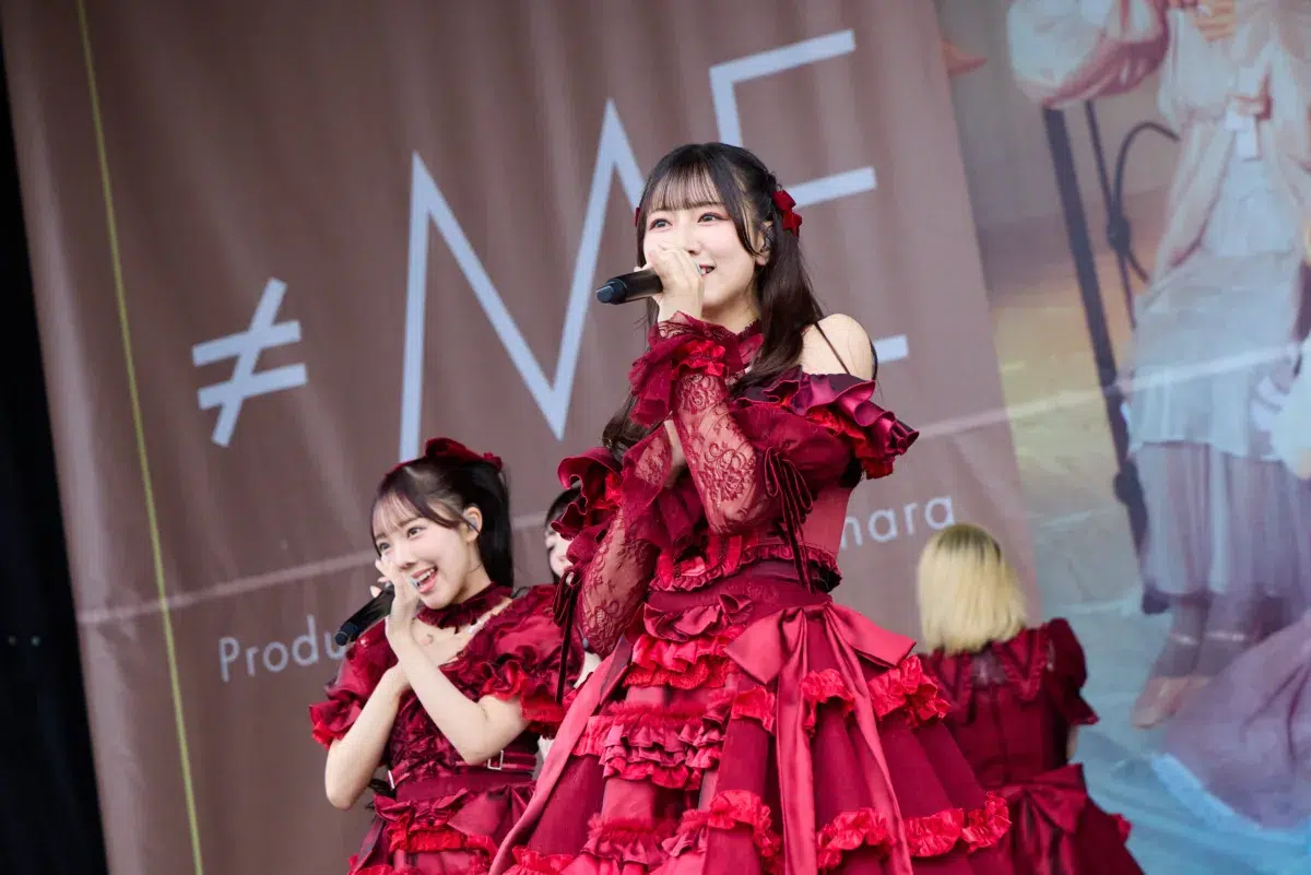 冨田菜々風「始まる前からドキドキ」お天気も味方につけた≠ME幕張リリイベ！新曲『Summer haze』も熱唱