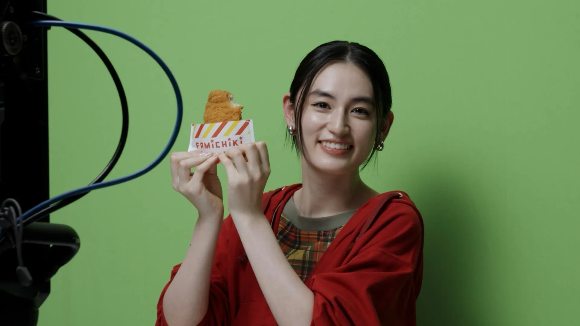 撮影風景：八木莉可子さん