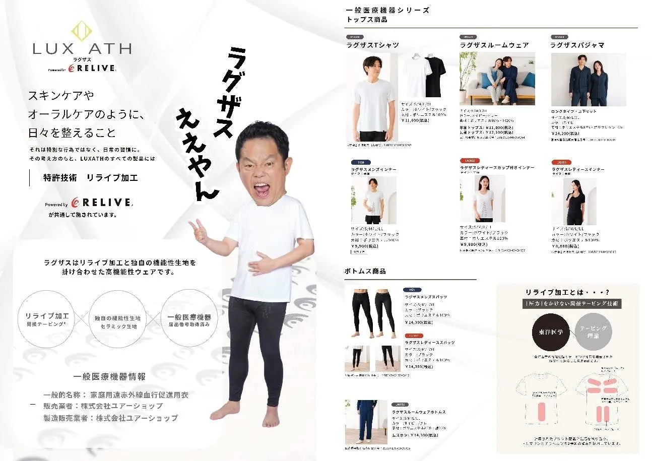 LUXATHシリーズ商品集合写真