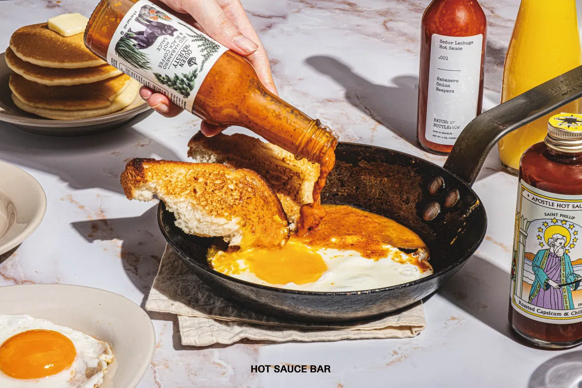 Hot Sauce Barのホットソース