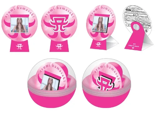 浜崎あゆみの名盤CDジャケットがピンズカプセルトイとなって販売開始！東名阪でPOP UPイベントも開催！