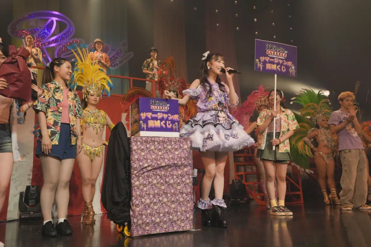 ももクロ高城れに、「盆踊り」と「サンバカーニバル」という異なるテーマの二部公演のソロコンサートを地元・横浜で開催。モノノフとお祭り騒ぎの1日に! 15 ももクロ高城れに、「盆踊り」と「サンバカーニバル」という異なるテーマの二部公演のソロコンサートを地元・横浜で開催。モノノフとお祭り騒ぎの1日に!