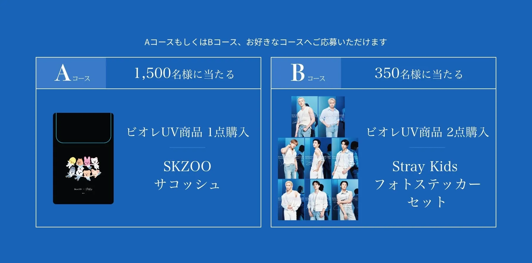 Stray Kidsファン必見!ビオレUVとコラボした限定グッズキャンペーンが9月7日よりスタート!秋の紫外線対策もスキズと一緒! 1 プレゼント内容