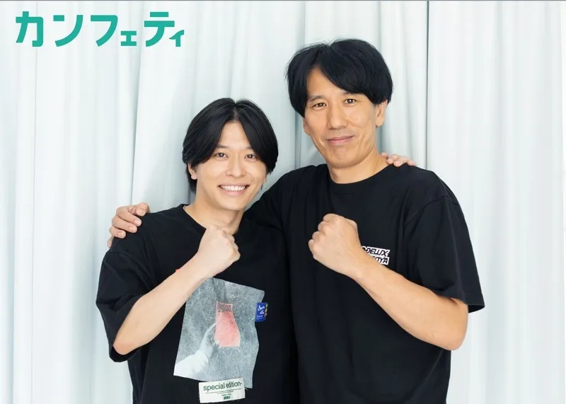 大野紘幸 & 清水順二インタビュー写真