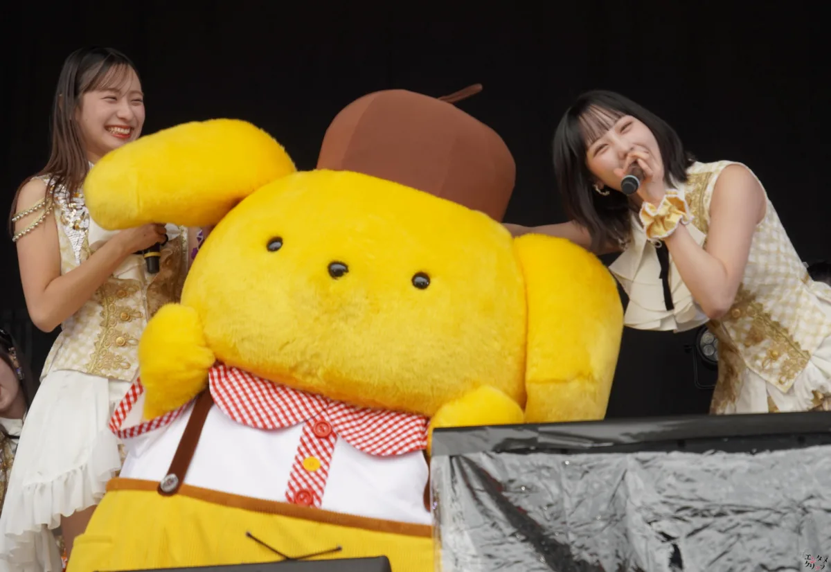 ポムポムプリン30周年「ポムフェス」開幕！Juice=Juiceと“かいまくしき”で夢のコラボ🍮