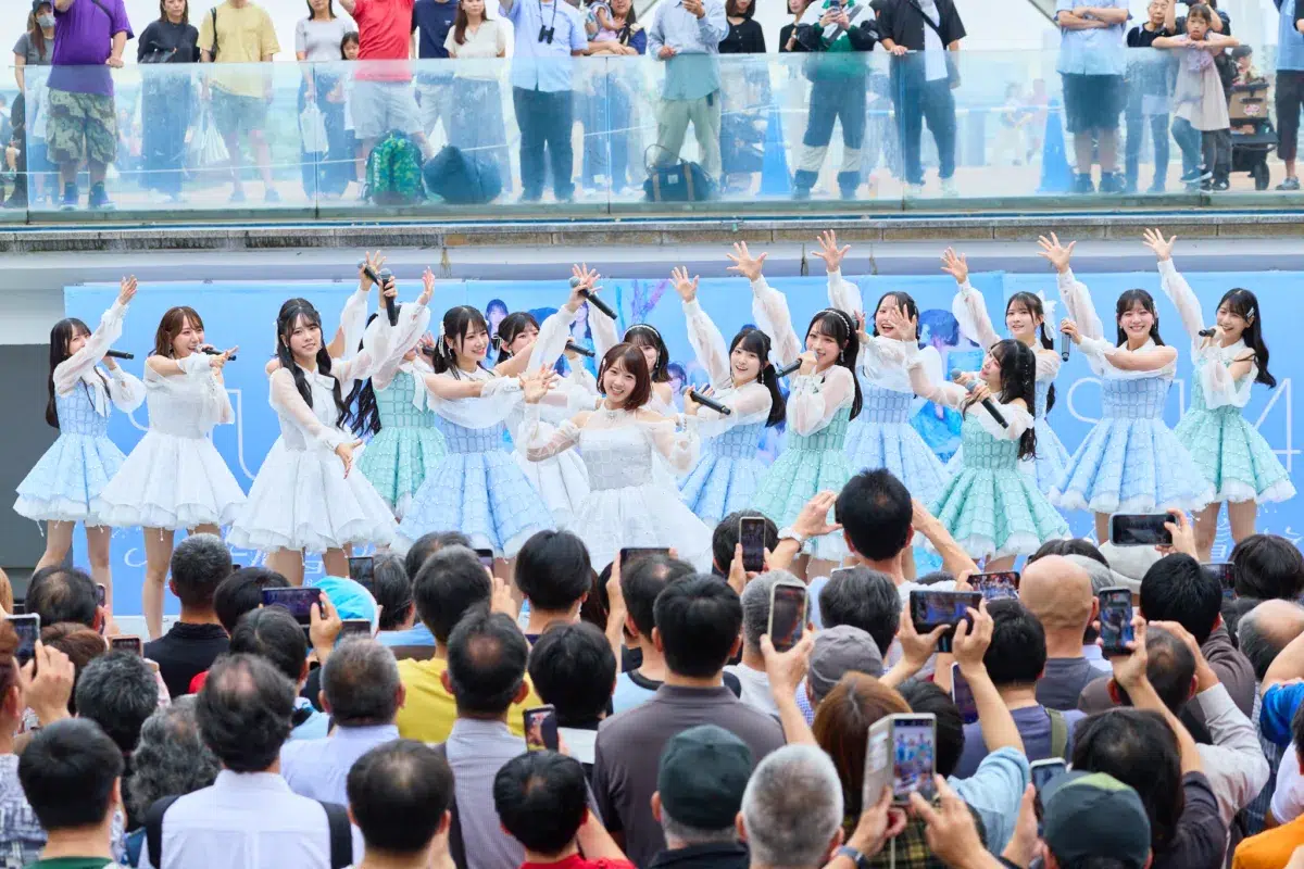 【STU48】14thシングル「冬服に着替えたら」発売記念イベントをららぽーと豊洲で開催！新センター甲斐心愛ら選抜16名が新曲を初披露