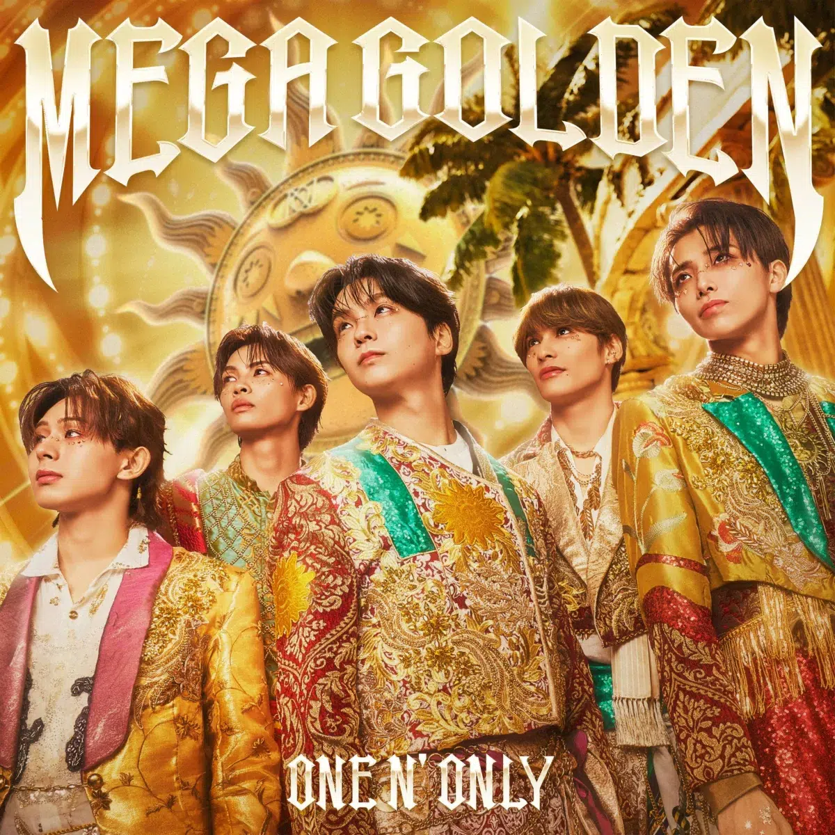 ONE N’ ONLY 完全ソールドアウトのアリーナツアーファイナルにてサプライズ発表&新曲初パフォーマンス!12月2日(水)メジャー2ndアルバム『MEGA GOLDEN』発売決定‼ 先行で9月21日(月)リード曲「Golden Sun」配信 太陽を背負う豪華絢爛なニュービジュアルとジャケット写真を大公開! 2 ONE N’ ONLY 完全ソールドアウトのアリーナツアーファイナルにてサプライズ発表&新曲初パフォーマンス!12月2日(水)メジャー2ndアルバム『MEGA GOLDEN』発売決定‼ 先行で9月21日(月)リード曲「Golden Sun」配信 太陽を背負う豪華絢爛なニュービジュアルとジャケット写真を大公開!
