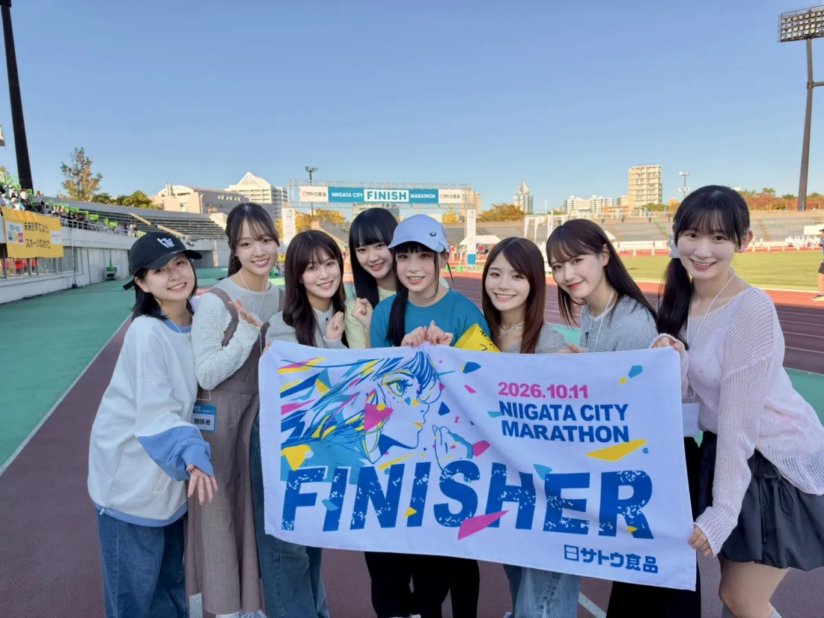 NGT48 喜多花恵と細矢夏帆が「第42回新潟シティマラソン2026」に出場!喜多花恵は2度目のフルマラソンを見事完走! 2 NGT48 喜多花恵と細矢夏帆が「第42回新潟シティマラソン2026」に出場!喜多花恵は2度目のフルマラソンを見事完走!