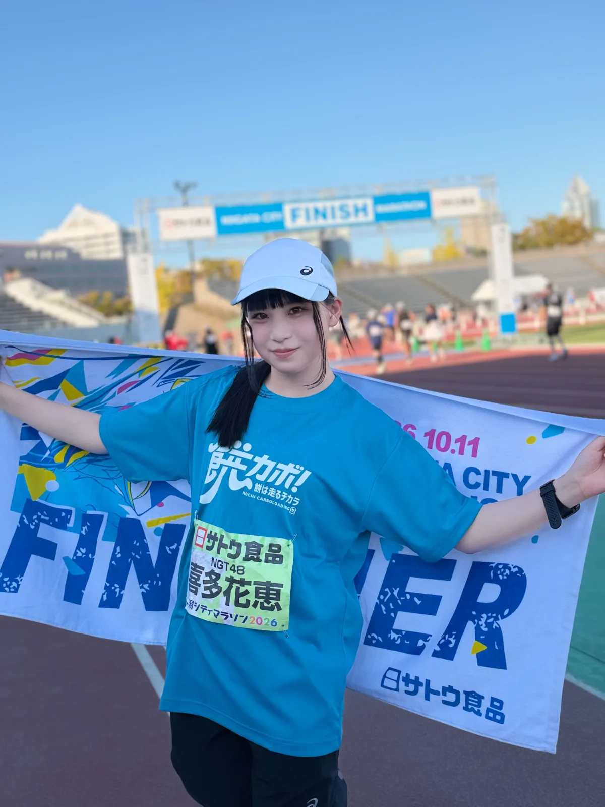 NGT48 喜多花恵と細矢夏帆が「第42回新潟シティマラソン2026」に出場!喜多花恵は2度目のフルマラソンを見事完走! 4 NGT48 喜多花恵と細矢夏帆が「第42回新潟シティマラソン2026」に出場!喜多花恵は2度目のフルマラソンを見事完走!