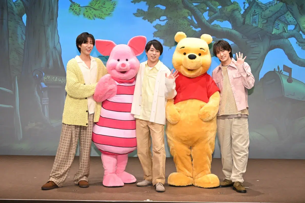 櫻井翔・阿部亮平・川島如恵留が登壇!「くまのプーさん」原作デビュー100周年記念<プーさんタイム> 1 櫻井翔・阿部亮平・川島如恵留が登壇!「くまのプーさん」原作デビュー100周年記念<プーさんタイム>