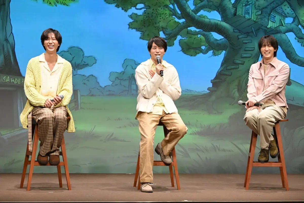櫻井翔・阿部亮平・川島如恵留が登壇!「くまのプーさん」原作デビュー100周年記念<プーさんタイム> 2 櫻井翔・阿部亮平・川島如恵留が登壇!「くまのプーさん」原作デビュー100周年記念<プーさんタイム>